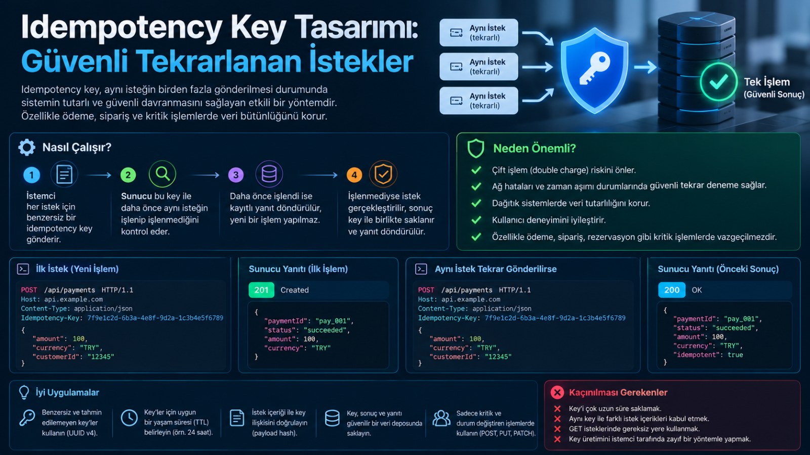 Idempotency Key Tasarımı