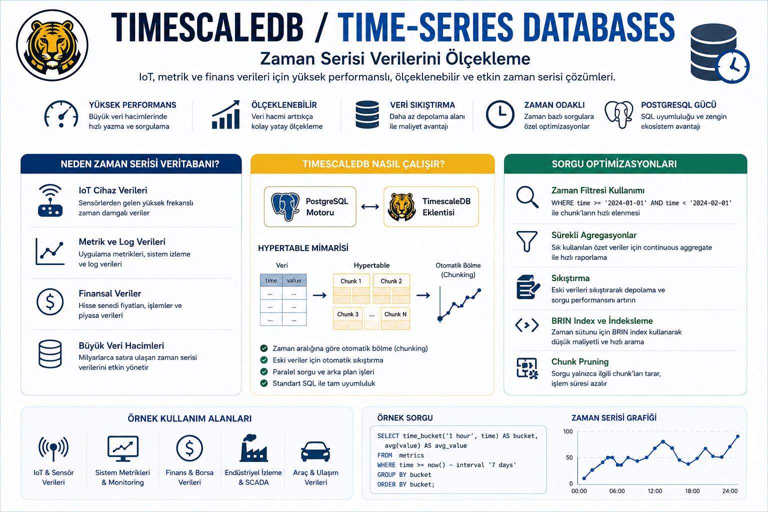 TimescaleDB ile Zaman Serisi Verileri