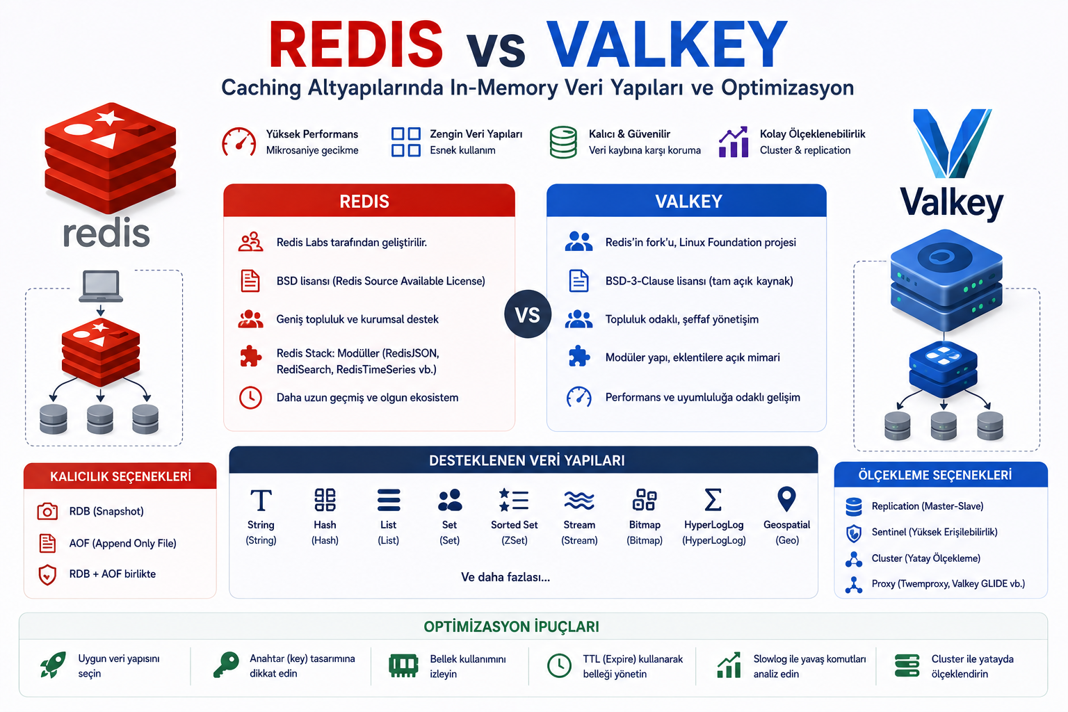 Redis vs Valkey: In-Memory Veri Yapıları