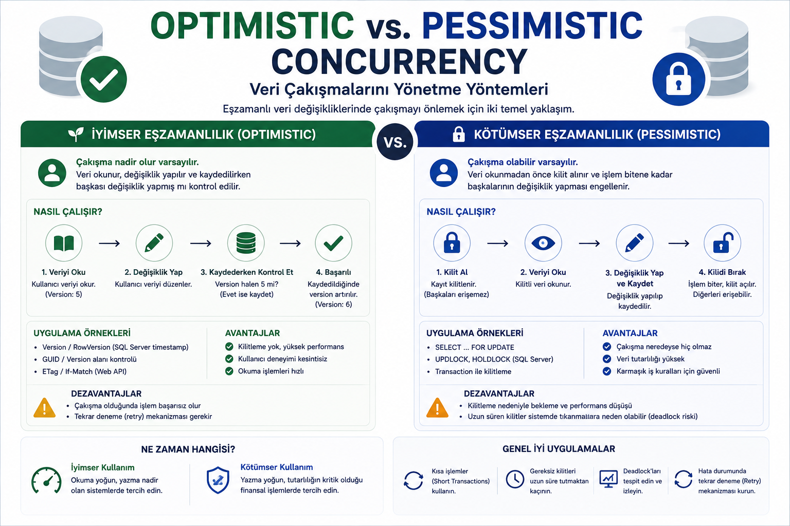 Optimistic vs Pessimistic Concurrency