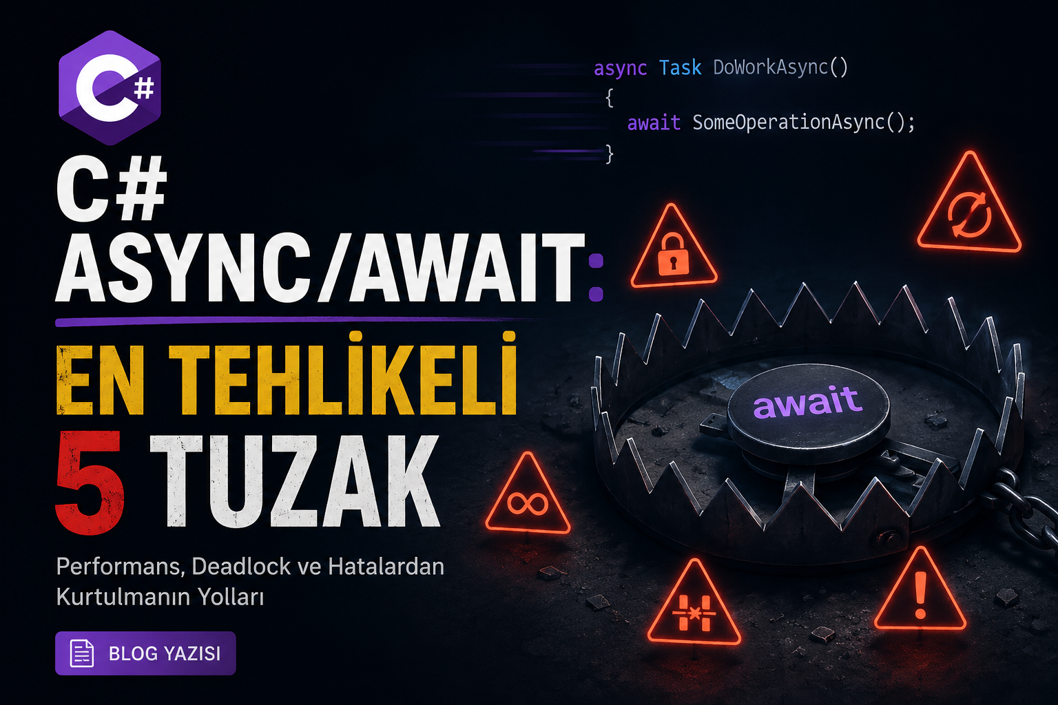 C# Async/Await: En Tehlikeli 5 Tuzak