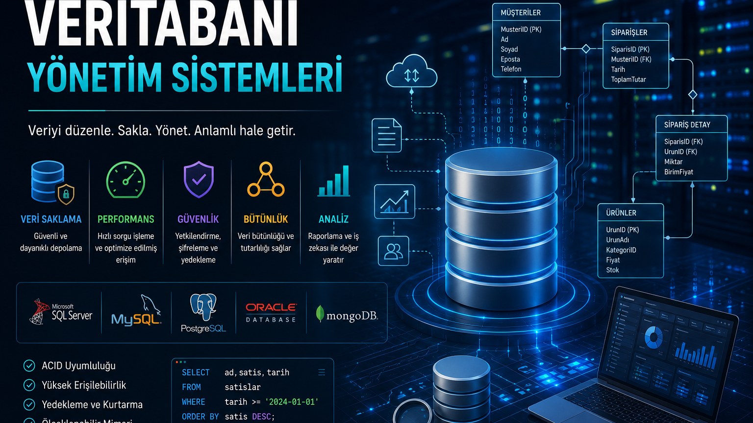 Veritabanı Yönetim Sistemleri