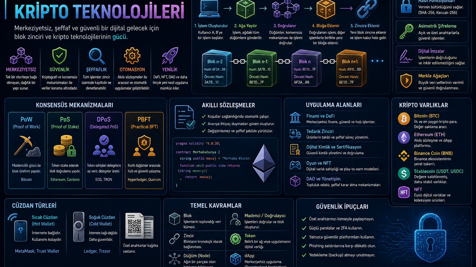 Blockchain ve Kripto Teknolojileri